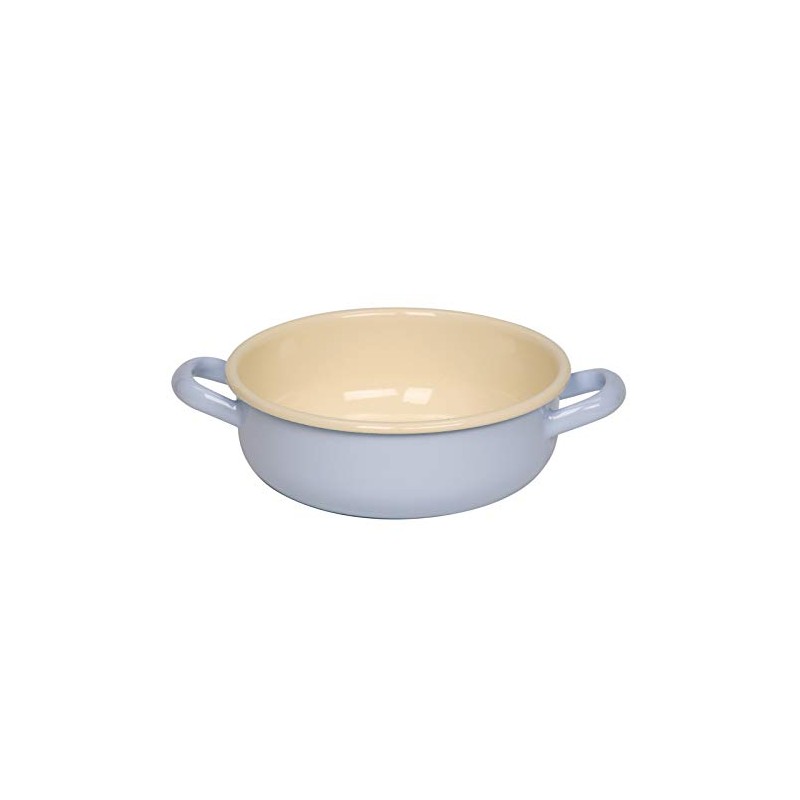 Riess 0444-006 Classic-Household Articles Colour/Pastel Farmer Bowl, Diameter-18 cm Blue