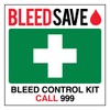 Bleedsave Bleed Control Kit - Call 999 - Square 200