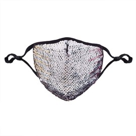 Western F.a.s.h.i.o.n Fashion Cloth Face Mask (Silver Multi)