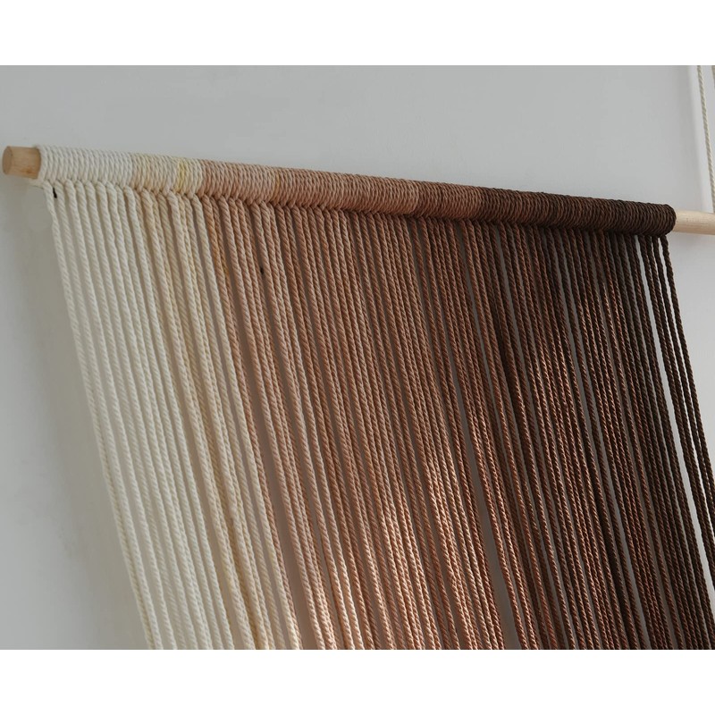 Flber Tie-Dye Macrame Wall Hanging Large Bohemian Yarn Tapestry Wall