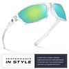 Nitrogen Polarized Wrap Around Sport Sunglasses for Men Women UV400