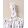SOLY HUX Girl's Ditsy Floral Print Frill Trim Cami Crop