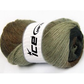 Ice (1) 100 gram Alpaca Active Yarn #58397 Granite Shades Fine Sport Weight 601yds