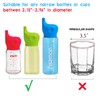Yagote Silicone Sippy Cup Lids, 5 Packs Elephant Spill-Proof Sippy