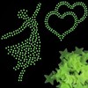 AIMALL 100 Pieces Glow in The Dark Stars Wall Stickers