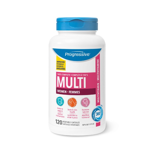 Progressive Progressive Advanced Daily Multivitamin for Adult Women, with DIM,