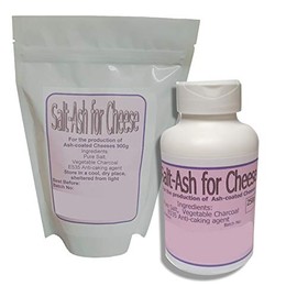 Homestead Salt Ash - Vegetable Charcoal Salt Blend for Coating Cheese - 2 Sizes (900g)