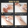 6 Sheets Halloween Face Tattoos, Halloween Scars Tattoos, Mouth Tattoo,