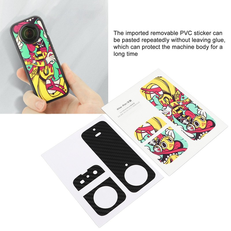 Cartoon Pattern PVC Stickers Panorama Camera PVC Sticker Protective Anti