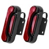 LadyRosian 2PCS LED Tail Light Red Taillight Assembly Stop Light