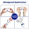 KBCYRT 6 Windproof Badminton Shuttlecocks, High Elasticity Shuttlecocks for Outdoor
