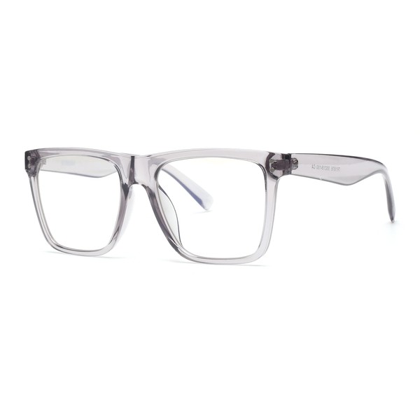 GLINDAR Blue Light Blocking Glasses for Women Men Oversized Square