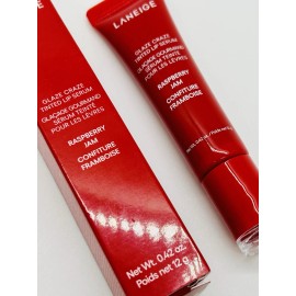 LANEIGE Glaze Craze Tinted Polypeptide Lip Serum, Raspberry Jam, 0.42 oz - NIB