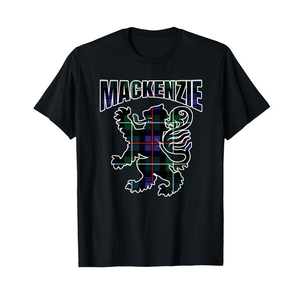 MacKenzie Clan Kilt Tartan Lion Namesake Scottish T-Shirt