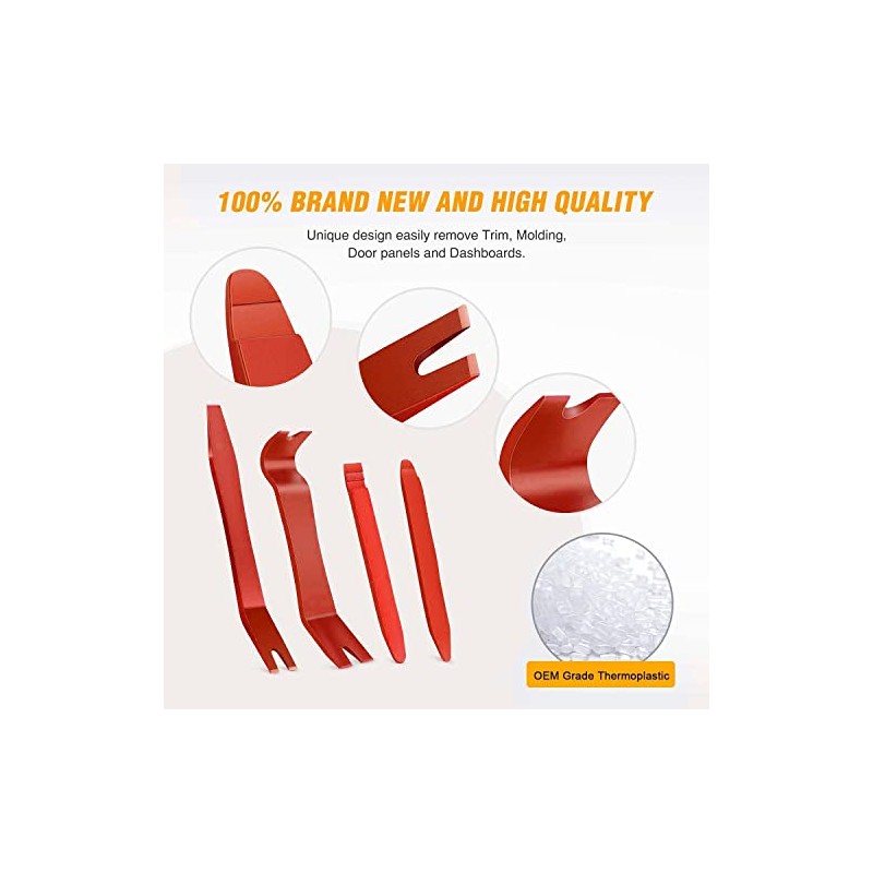 GOOACC 5-Piece Nylon Auto Trim Removal Tool Kit