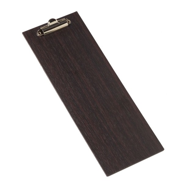 American Metalcraft CB4 Clipboard Menu Holder, Espresso