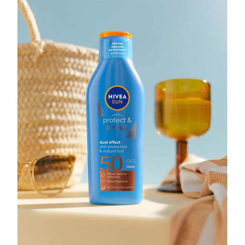 NIVEA Sun Protect & Bronze Naturbräunungsbalsam SPF 50, 200ml