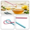 4 Pcs Plastic Egg Whipper Reusable Small Egg Beater Manual