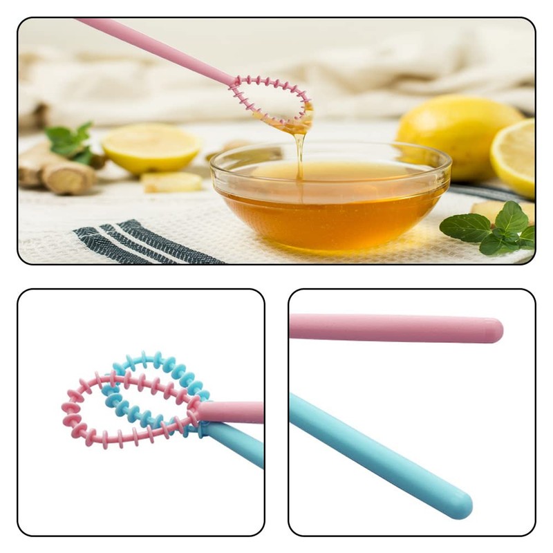 4 Pcs Plastic Egg Whipper Reusable Small Egg Beater Manual