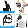 hllonn 2 PCS Adjustable Universal Utensil Holder Cuff - Black