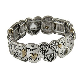 4030158 Embrace The Moment Enjoy The Journey Stretch Bracelet Inspiration