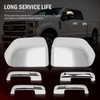 Gaogsiy Fits F250 17-22 Tow Mirror Cover Caps Top Half