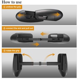 SONGVEN Mobile Game Controller Handle(R11) - USB, Black - Game Controller - Video Game Controller - Compatible with Android, iOS