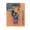SandT Collection Toucan Suction Toothbrush Holder for Mirror Wall -