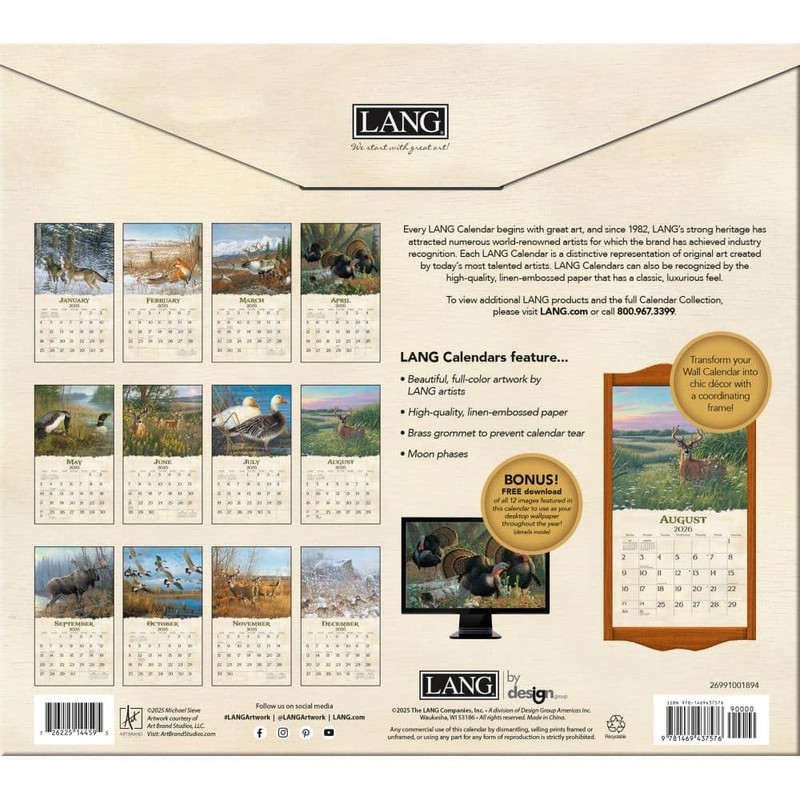 Lang, Beyond the Woods 2026 Wall Calendar by Michael Sieve