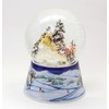 Minium Collection 20201 Snow Globe Santa in Sleigh on Base
