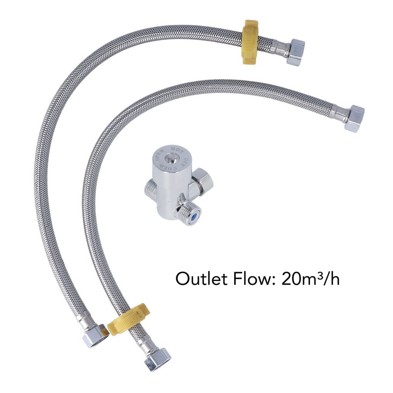 Hot Cold Water Mixing Valve, Stainless Steel Thermostatic Mixer Valve