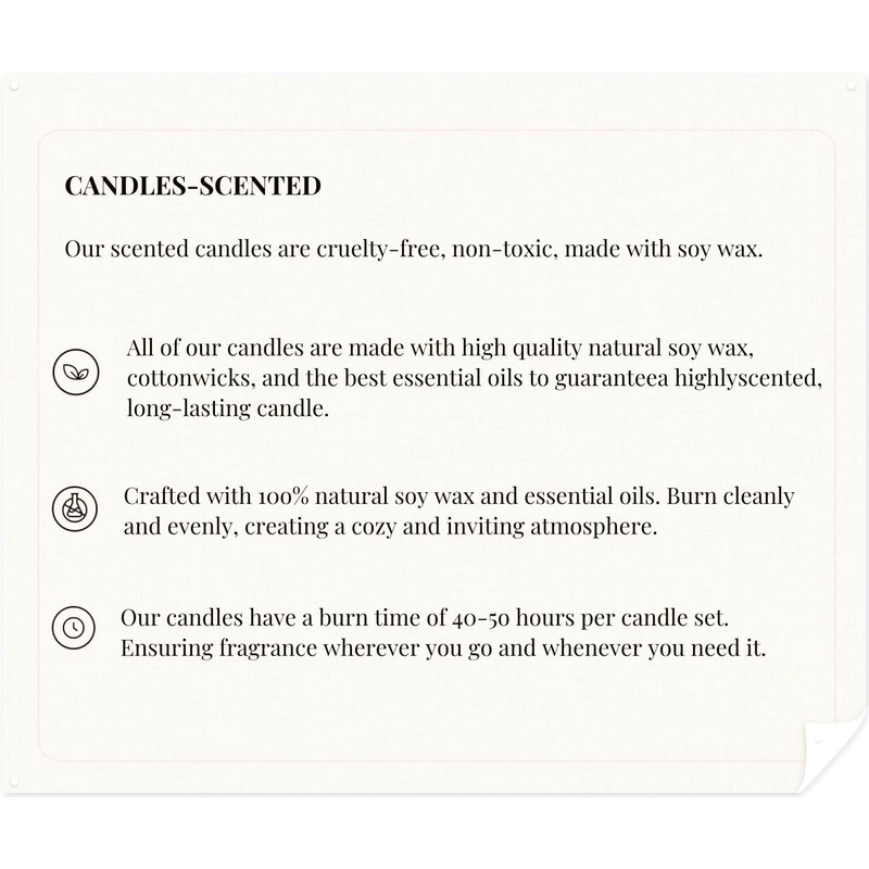 Seaside & Sage Candle, Summer Candle Sea Breeze Scented Candle,