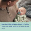 MAM Comfort Baby Pacifiers, Lightweight One-Piece Full Silicone Binky for