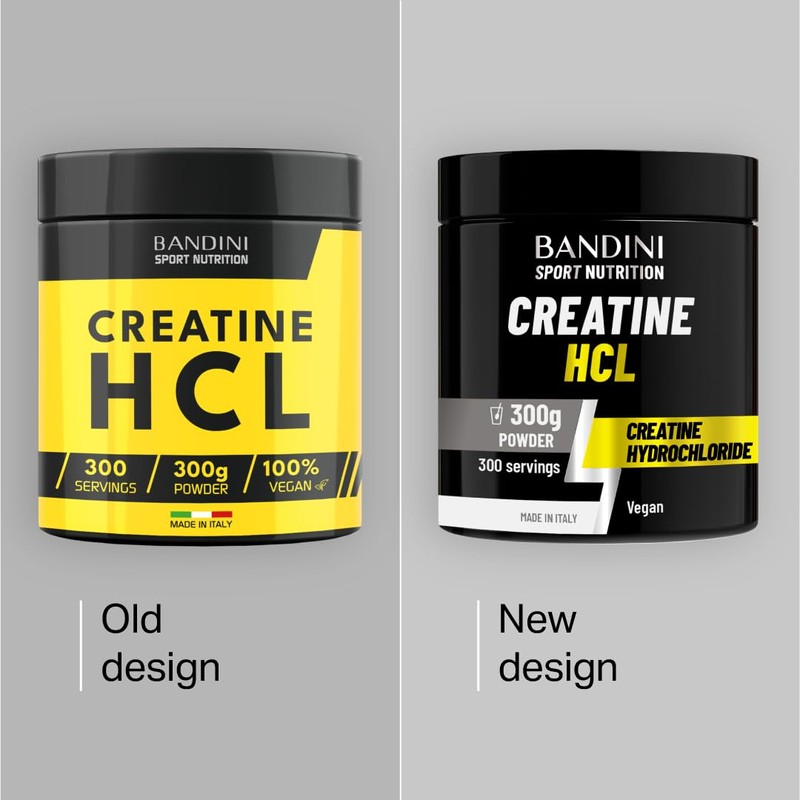 Bandini® Creatine HCL Powder 300g - Very Strong and Intense