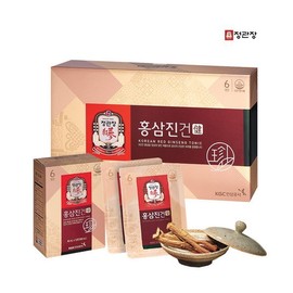 Jeonggwanjang 홍삼진건 40ml x 30포 선물세트 Korean Red Ginseng Extract 40ml x 30 Pack Gift Set