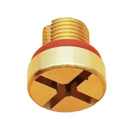 LR031393 Brass Radiator Coolant Hose Bleed Screw Fit for Range Rover LR4 2010-2016 for Land Rover Range Rover Sport 2010-2013 Coolant Radiator Hose Bleed Screw Plug