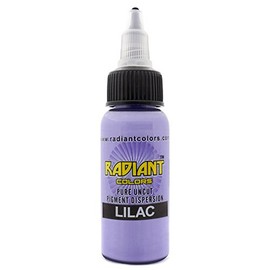 Radiant Colors Tattoo Ink Professional Tattooing Inks Fluid Vegan Pigments 1/2 oz Half Ounce Lilac