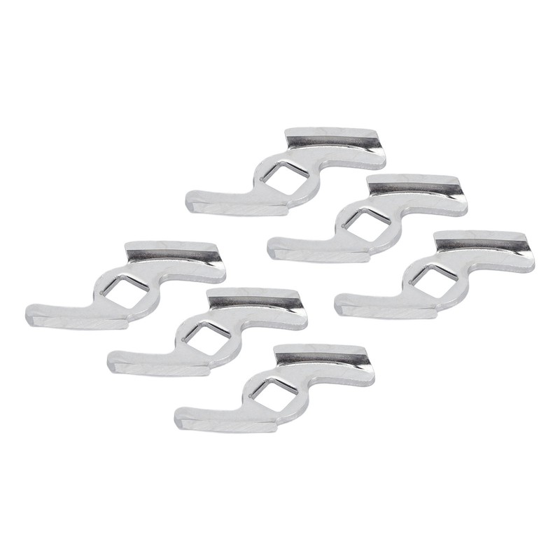 6PCS Meat Grinder Blade Stainless Steel Food Grinding Cutter Metal