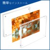 WeColor® Acrylic Photo Frame, Magnetic Frame, Double-Sided Transparent, Strong Magnet,