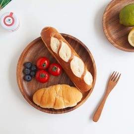 Nicot Wood Round Plate L / 니코트  우드 라운드 플레이트 L