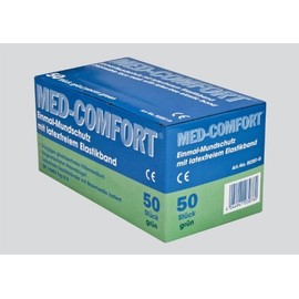 3-con Mouth Guard 3 Ply and Round Closure Latex-Free Elastic Bands for Various Colours