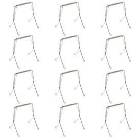 12-Piece Meatloaf Tongs, Reusable Stainless Steel Meatloaf Tongs, Meatloaf Rings, Meatloaf Skewer Pin Replacement, BBQ Stainless Steel Meatloaf Tongs, Meatloaf Making Machine