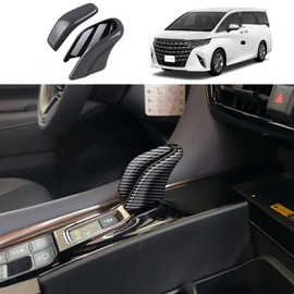 YOFAMO Toyota New Alphard 40 Series AAHH40W AAHH45W Vellfire 40 Series Shift Knob Cover, Exclusive Design, ABS Resin Shift Knob Cover, June 2023 - Interior Custom Parts, Accessory Nail Scratch