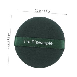 Vaguelly Dual-Sided Soft Makeup Puff Set of 6 Wet Dry Use Non-Absorbent Powder Application for Skin Types for Foundation and Concealer