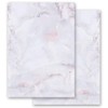 Writing Paper Sets Marble and Structure, Marble Lilac, 20 Sheets