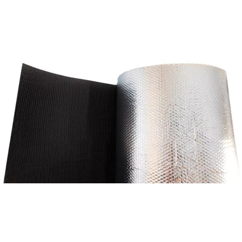 IES REFLECTIVE BLACK / SILVER FOIL Double BUBBLE Foil Insulation
