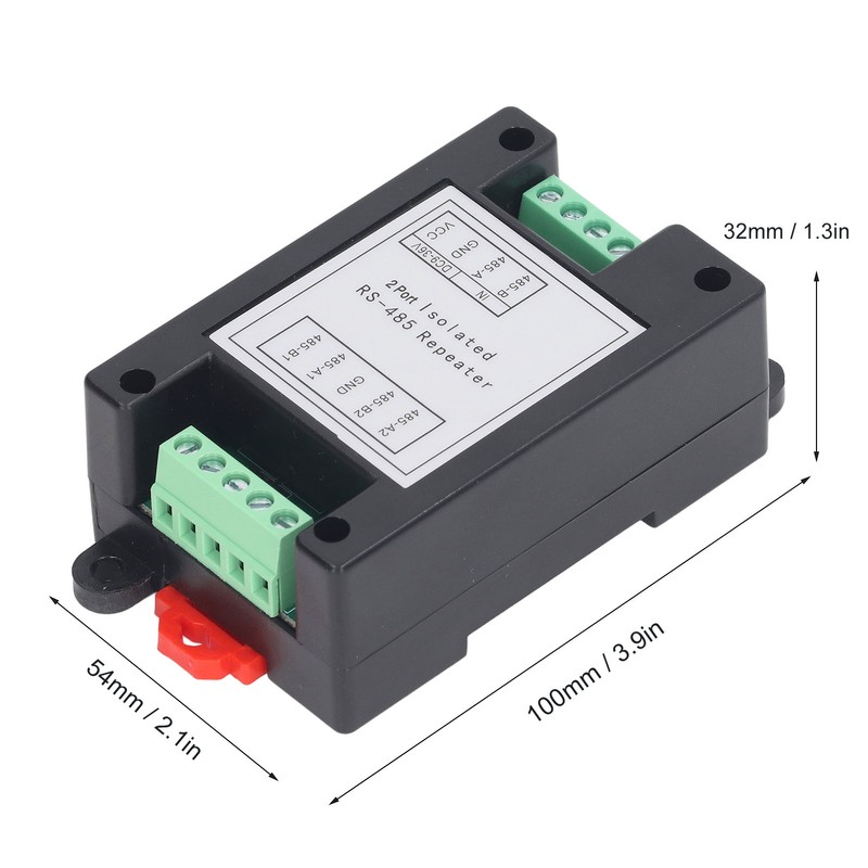 2 Channel Isolated RS485 Repeater Industrial Grade Photoelectric Isolation Type