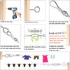 AFences 1/8" Stainless Steel Cable,1/8" Wire Rope,M5 Turnbuckle Kit,165FT Wire