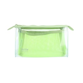 Sunstar Stationery S2334860 Mitte Clear Pouch, Leaf Green