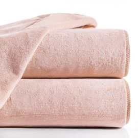 Eurofirany Towel Microfibre Quick Drying Soft Simple Set of 6 Oeko-Tex Powder, 30 x 30 cm
